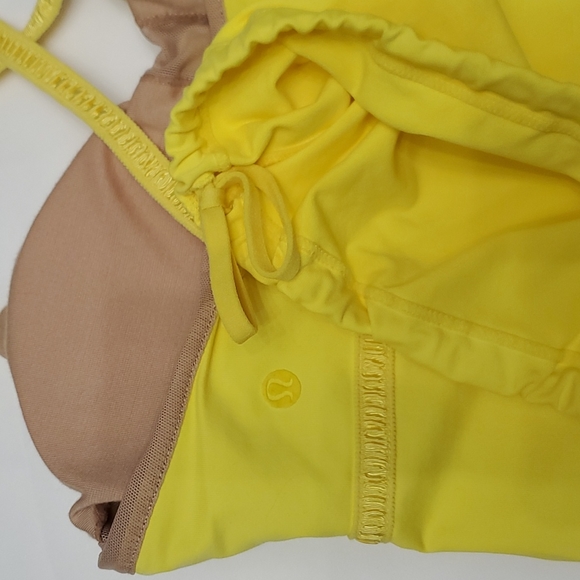 Lululemon size 6 yellow tank - Picture 3 of 5